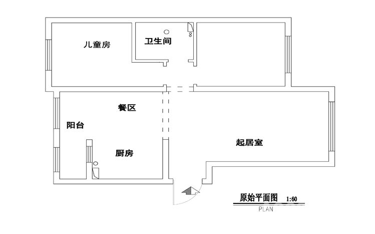 哈尔滨保利清华颐园90平现代简约两居室说明